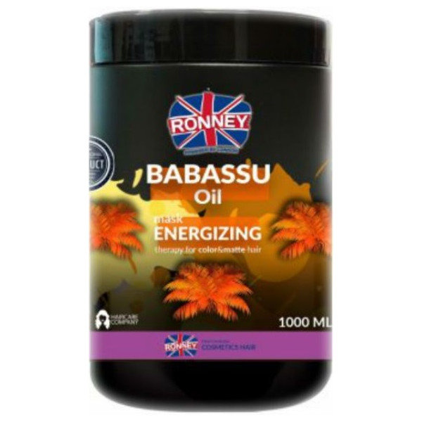 Máscara de terapia energizante com óleo de babaçu