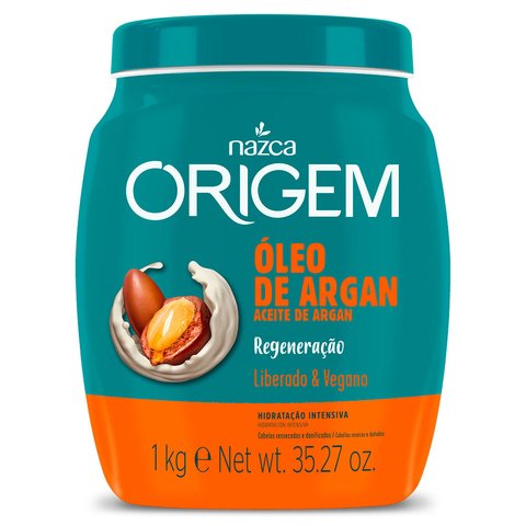 Nazca Origem Mascara Óleo Argan Vegano 1kg