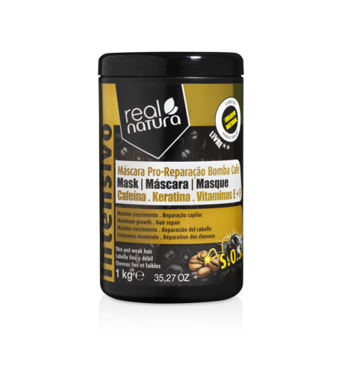 Real Natura SOS Máscara Bomba Café 1Kg