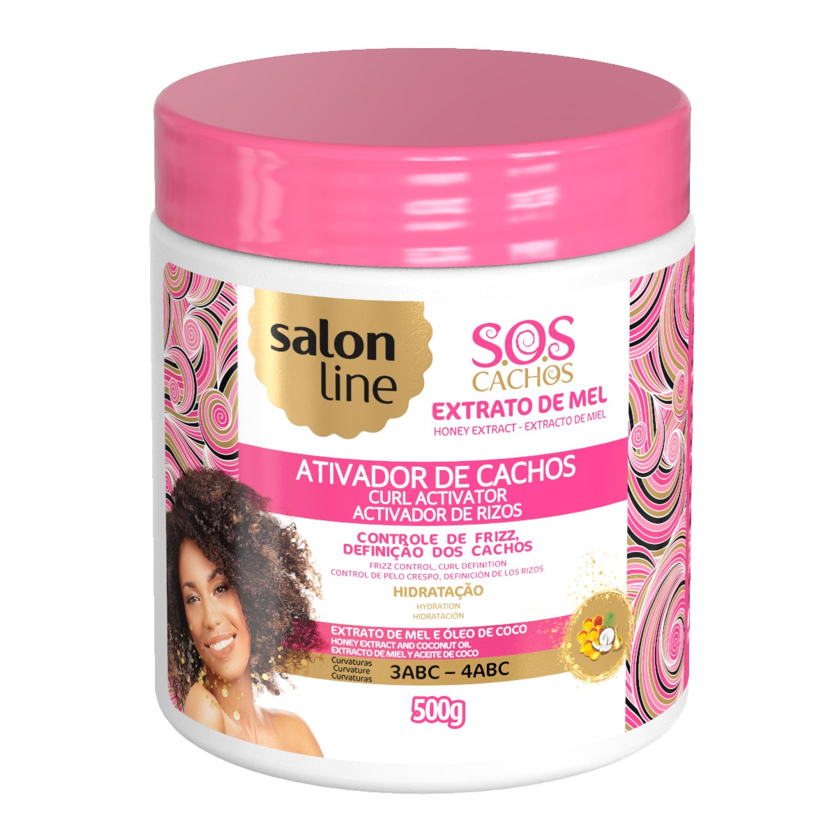 Salon Line Sos Mel Cachos Intensos Ativador 500g